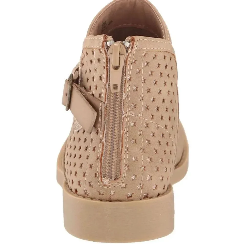 Blowfish Malibu GIRLS SIZE 2 Keeping Up-k Ankle Boot in Light Taupe Willow